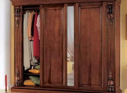 Schlafzimmer Kleiderschrank Möbel Luxus Massivholz Schränke Design Neu